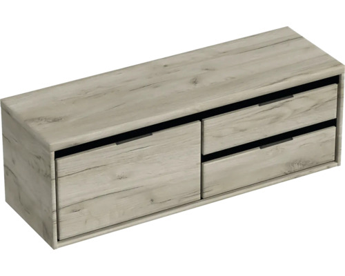 Wandhängender Waschtischunterschrank mit zwei Schubladen