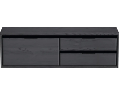 Hängender Waschtischunterschrank mit einer Tür und zwei Schubladen