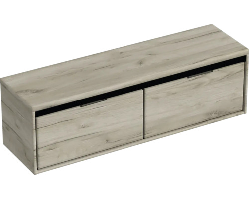 Hängender Waschtischunterschrank mit zwei Schubladen