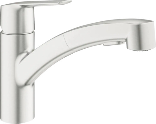 Grohe Quickfix Küchenarmatur mit Handbrause START 2021 supersteel matt 30307DC1