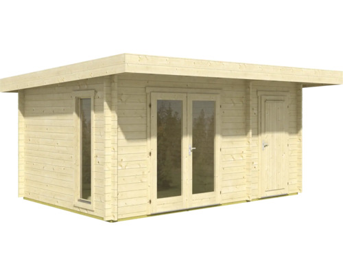 Maison de jardin en bois avec fenêtre et double porte