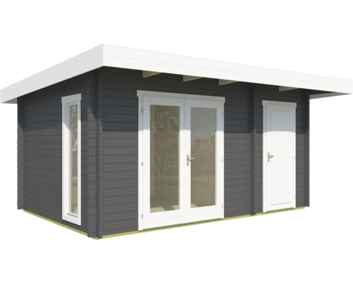 Gartenhaus aus Holz mit Fenster und Doppeltür