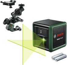 Bosch Quigo Green Kreuzlinienlaser mit Stativ und Batterien