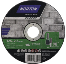 Norton Saint-Gobain Expert disque à tronçonner pour pierre, 125 x 2,5 millimètres