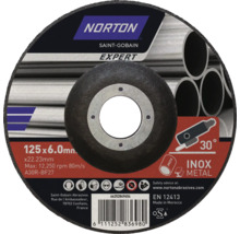 Norton Saint-Gobain Expert disque à tronçonner 125x6.0 mm pour métal et acier inoxydable