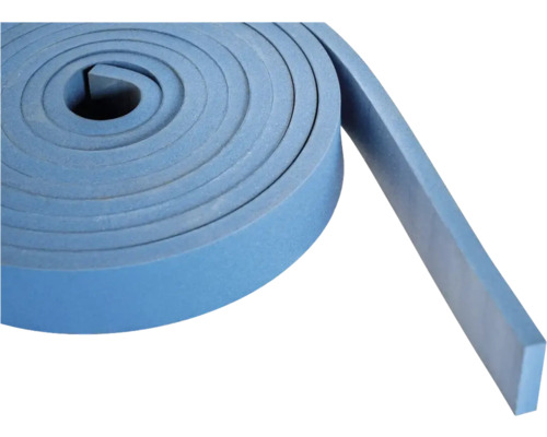 Bandes résilientes LEWIS® CDM PF en mousse de polyuréthane bleu 2000x80x12,5 mm Bande d''étanchéité en mousse en rouleau