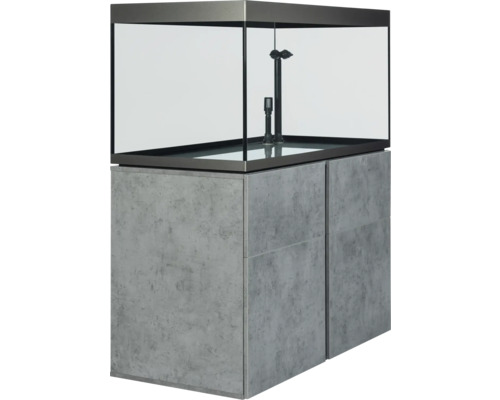 Aquarium avec meuble bas pour utilisation intérieure