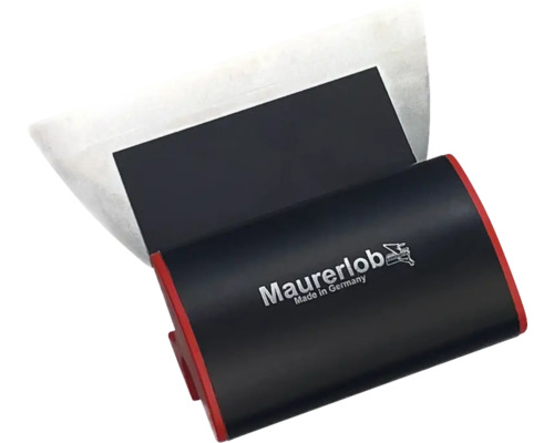 Truelle à lisser Maurerlob avec lame noire et manche noir