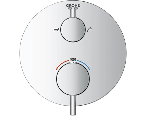 Robinet de baignoire avec thermostat GROHE Atrio chrome 24138003
