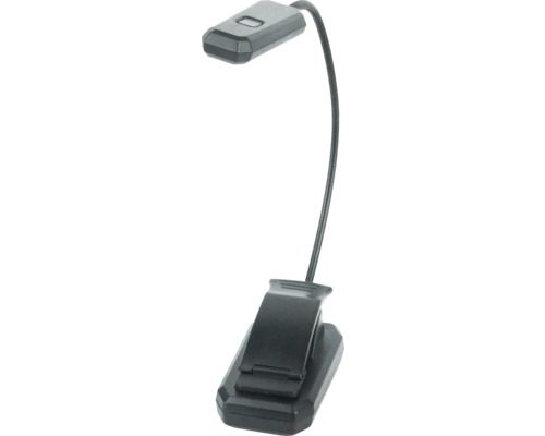 Lampe à pince avec col de cygne flexible