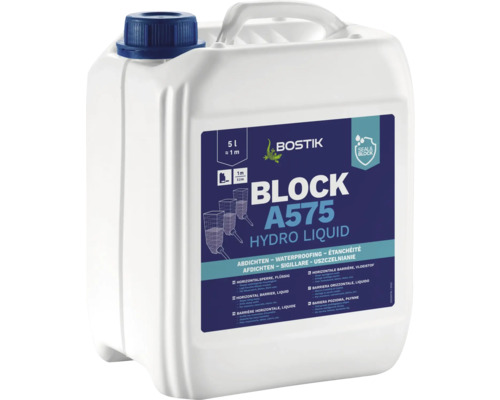 Bostik BLOCK A575 HYDRO LIQUID Horizontalsperre 5 l Bostik BLOCK A575 HYDRO LIQUID Horizontalsperre 5 l