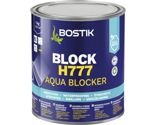 Étanchéité liquide universelle hybride Bostik BLOCK H777 AQUA BLOCKER 1 kg Étanchéité liquide universelle hybride Bostik BLOCK H777 AQUA BLOCKER 1 kg