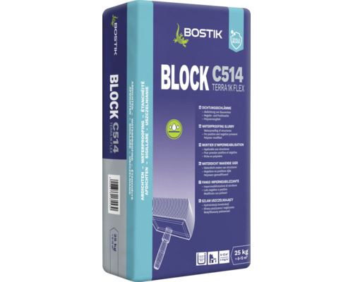 Bostik BLOCK C514 TERRA 1K FLEX Dichtungsschlämme 25 Kg