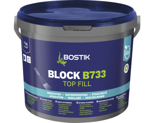 Bostik BLOCK B733 TOP FILL Bitumenspachtelmasse 7 Kg Bostik BLOCK B733 TOP FILL Bitumenspachtelmasse 7 Kg
