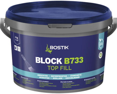 Bostik BLOCK B733 TOP FILL Bitumenspachtelmasse 4 Kg Bostik BLOCK B733 TOP FILL Bitumenspachtelmasse 4 Kg