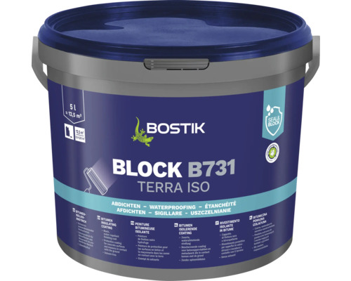 Peinture bitumineuse isolante Bostik BLOCK B731 TERRA ISO 5 l
