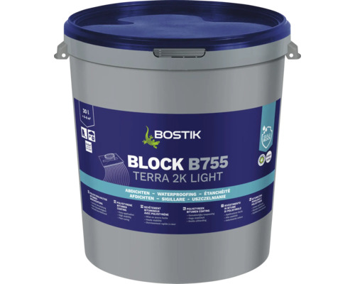 Bostik Block B755 Terra 2K Light Abdichtung im 30 Liter Eimer