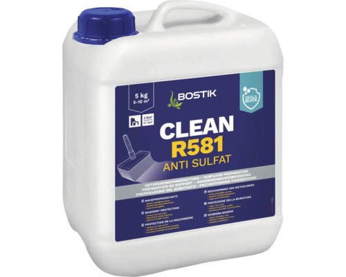 Protection de la maçonnerie Bostik CLEAN ANTISULFAT R581 5 l