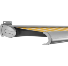 Vue détaillée d''un store rayé