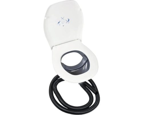 Toilettes de camping avec tuyau