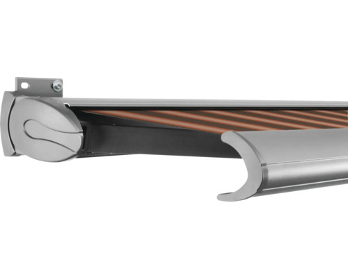 Vue latérale d''un store pour montage