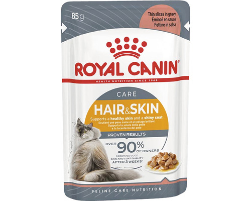 Royal Canin Hair and Skin nourriture pour chat en sachet de 85 grammes