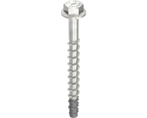 HECO-MULTI-MONTI-plus SS Betonschraube Sechskant Teilgewinde 10 x 85 mm Edelstahl A4 25 Stück Holzbauschraube mit Teilgewinde und Sechskantkopf