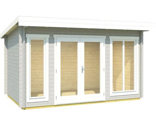 Abri de jardin avec double porte et fenêtres