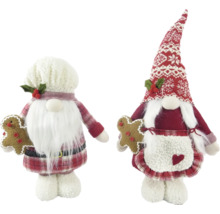 Deux gnomes de Noël décoratifs avec pain d''épices