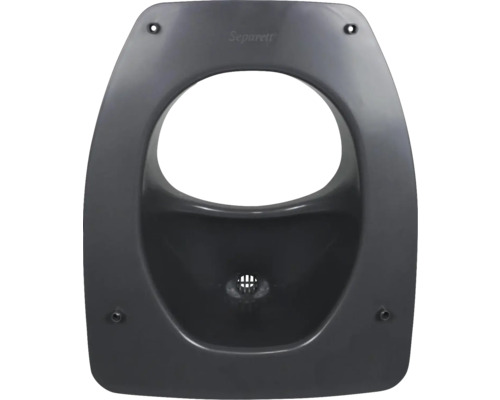 Insert de séparation d'urine SEPARETT Privy 500 gris 12428-01 Lunette de WC Separett Insert de séparation