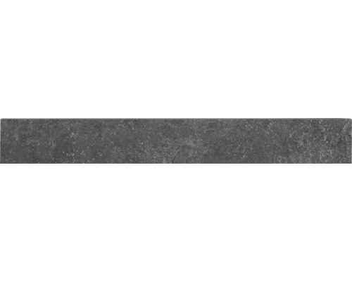 Plinthe de carrelage Grunge anthracite 8x60 cm Carreau de sol en grès cérame gris
