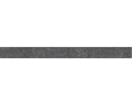 Plinthe de carrelage Grunge anthracite 8x90 cm Dalle de pierre