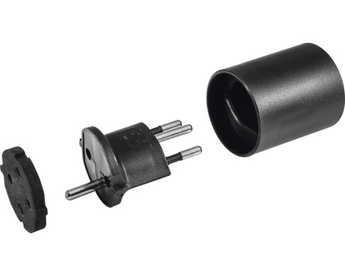 Adapter Fix Schweiz T12 - Deutschland 3-polig IP44 Adapter Fix Schweiz T12 - Deutschland 3-polig IP44