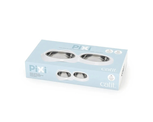 Gamelle pour chat double en emballage d''origine