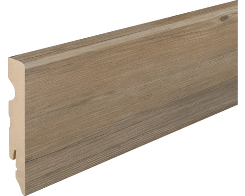 Plinthe FU084L1 MDF Milano Vittorio 15x80x2400mm plaxé Plinthe avec décor bois
