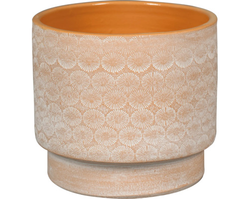 Pot de fleurs Passion for Pottery grès cérame 20 x 20 x 18 cm orange