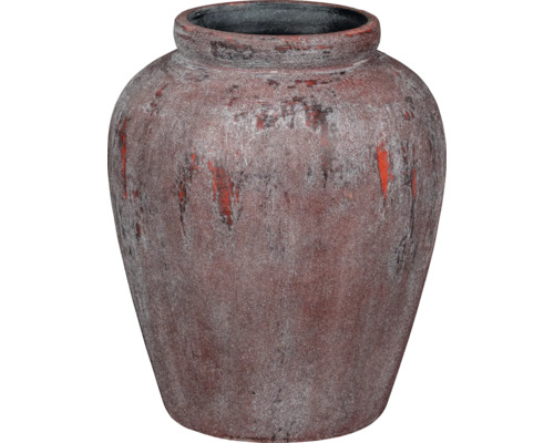 Cache-pot Passion of Pottery Vidago Ø 27 cm rouge