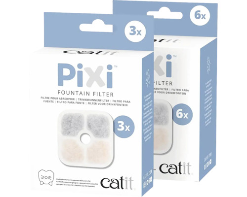 Ersatzfilter Trinkbrunnen catit Pixi Fountain 6 er Pack, Katzenbrunnen