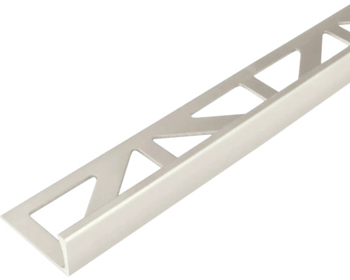 Profilé de carrelage en aluminium avec découpes triangulaires