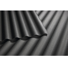 Nahaufnahme von Faserzement Wellplatten