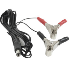 Câble avec pinces crocodiles et fiche