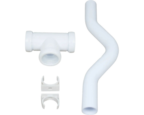 Kit d’évacuation d’urine SEPARETT avec siphon Ø 40-32 mm 1032-02 Garniture d'écoulement avec raccord en T et colliers de serrage