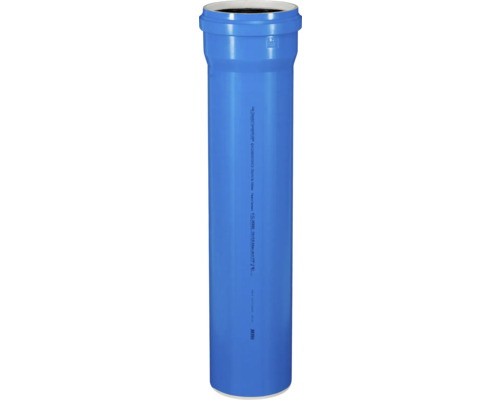 KG2000 SN16 Regenwasserrohr blau DN 250 mm 1000 mm Blaues Kunststoffrohr mit Muffe für Sanitäranwendungen