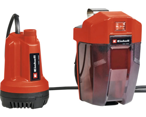 Einhell Akku-Schmutzwasserpumpe mit Akku-Box