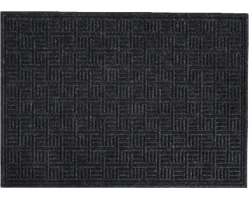 Paillasson tapis éco Contures anthracite 90x150 cm