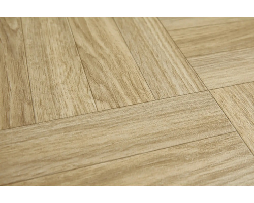 Gros plan d''un sol stratifié imitation bois.