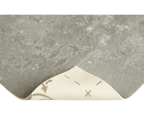 Carreau de sol autocollant avec aspect pierre