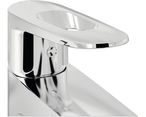 Armatur für Waschtisch aus Metall, verchromt