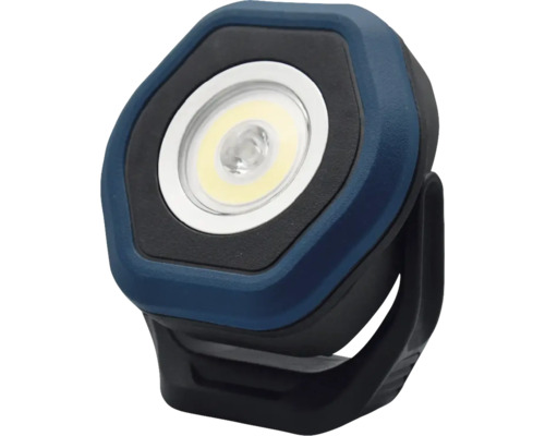 Lampe de travail avec pied rotatif pour une utilisation flexible