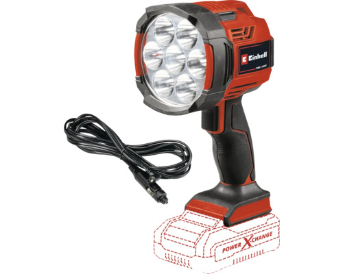 Lampe sur batterie projecteur de chantier Einhell Power X-Change TE-CL 18/2500 Li, sans batterie et chargeur